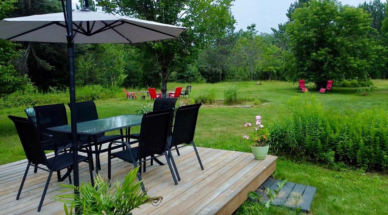 Chalets Nabu La Sacacomie - Riviere - Billard Saint-Alexis-des-Monts Eksteriør bilde