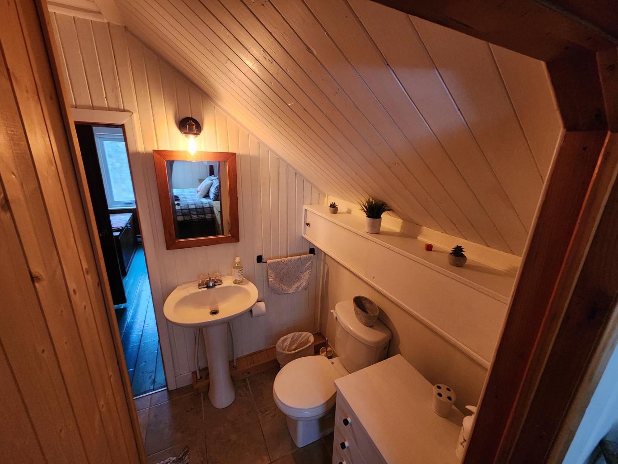 Chalets Nabu La Sacacomie - Riviere - Billard Saint-Alexis-des-Monts Eksteriør bilde